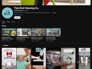 Helping Homes Shine: Tidy Bird Cleaning Co.'s YouTube Channel