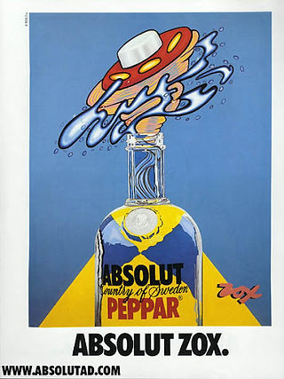 Absolut Zox - 90s ads