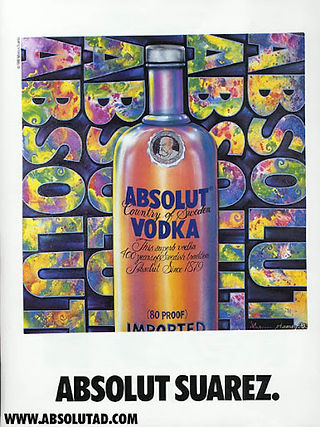 Absolut Suarez - 90s ads