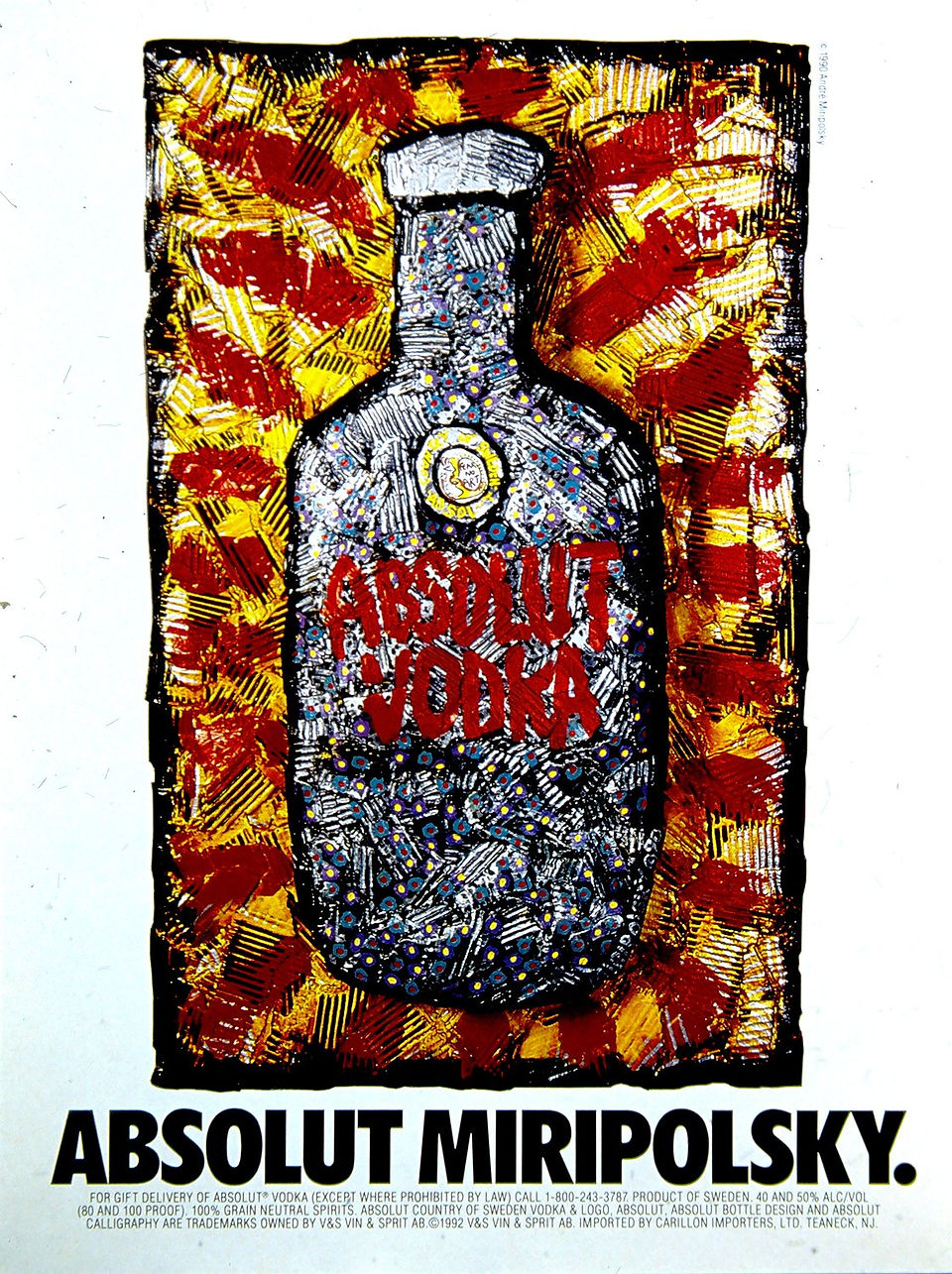 Absolut Miripolsky - 90s ads