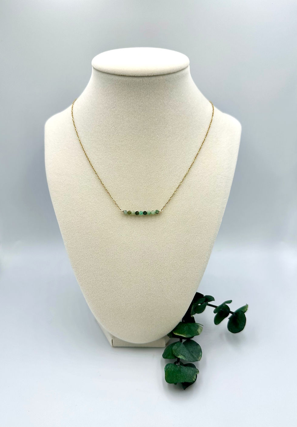 Thumbnail: Green Bar Necklace