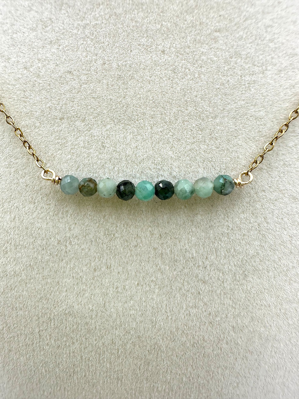 Thumbnail: Green Bar Necklace