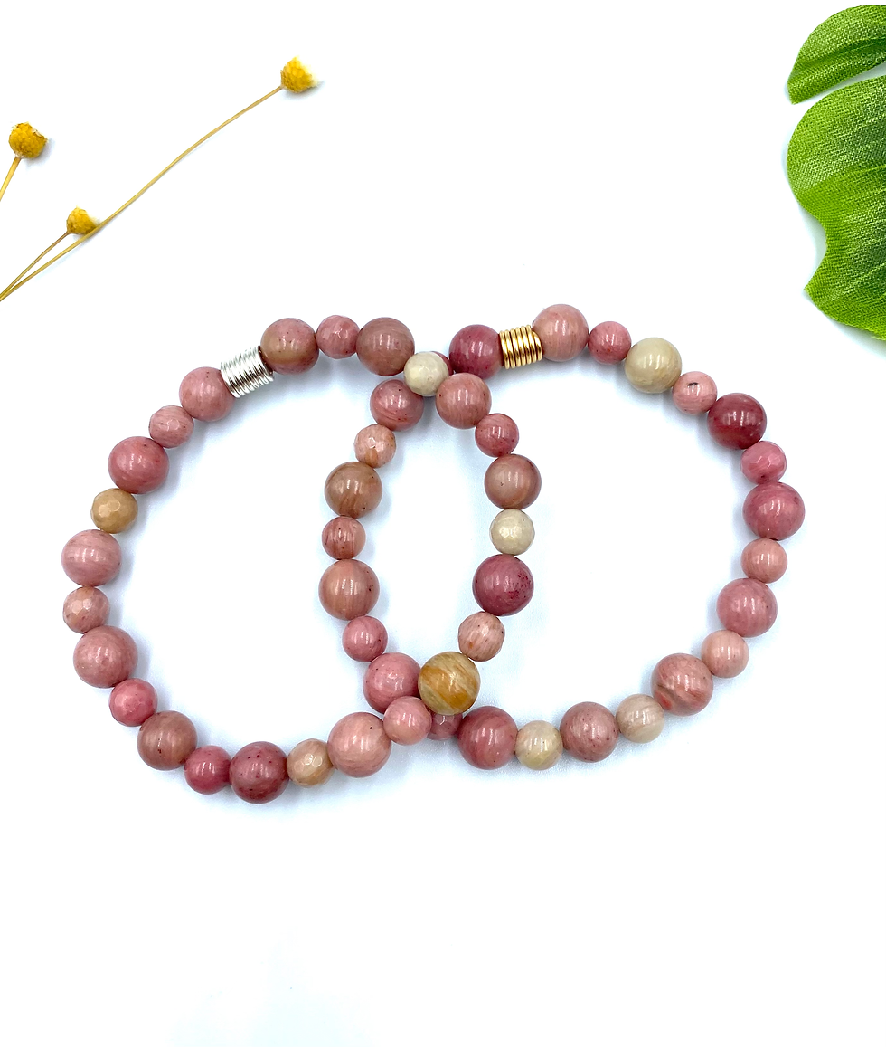 Thumbnail: Rescue me-Rhodonite Bracelet-Forgiveness-Love-Emotional Healing