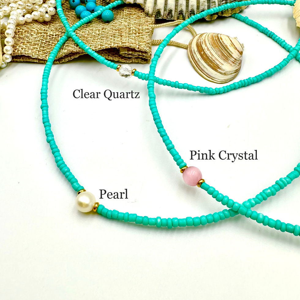 Thumbnail: Beaded Choker Necklace