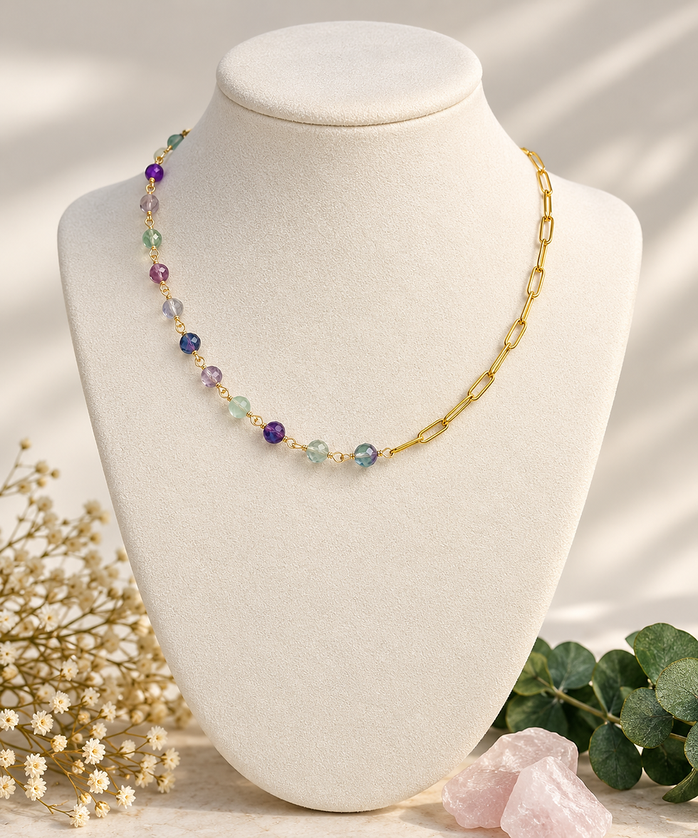 Thumbnail: Harmony Gemstone & Chain Necklace