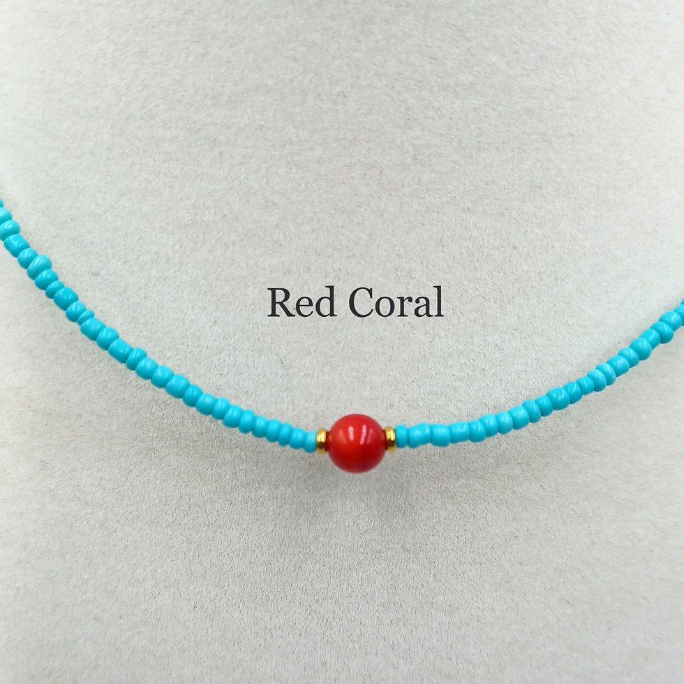 Thumbnail: Beaded Choker Necklace