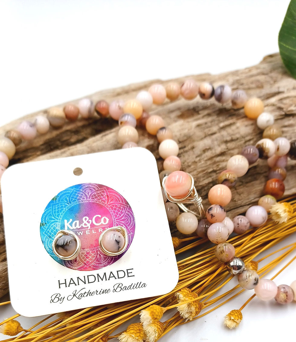 Thumbnail: Small Natural Stones earrings