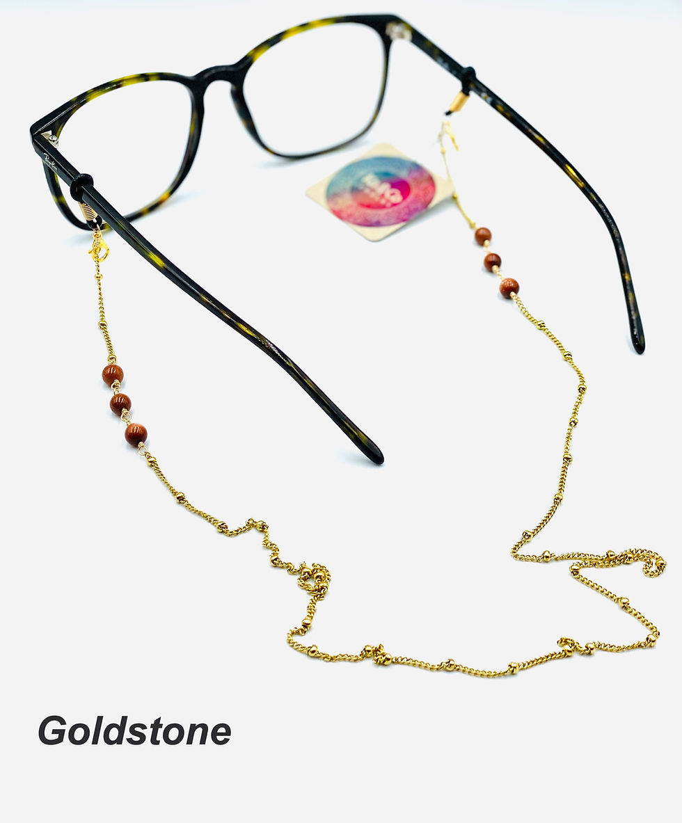 Thumbnail: Eyeglasses Holder | Crystals Eyeglasses Chain Necklace