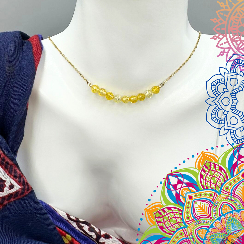 Citrine Beads necklace