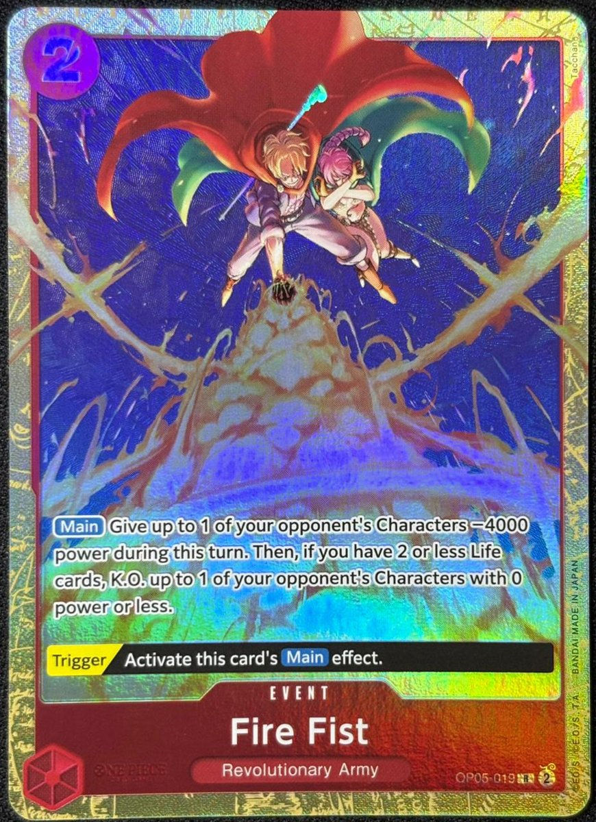 Fire Fist OP05-019 (R)(AA)