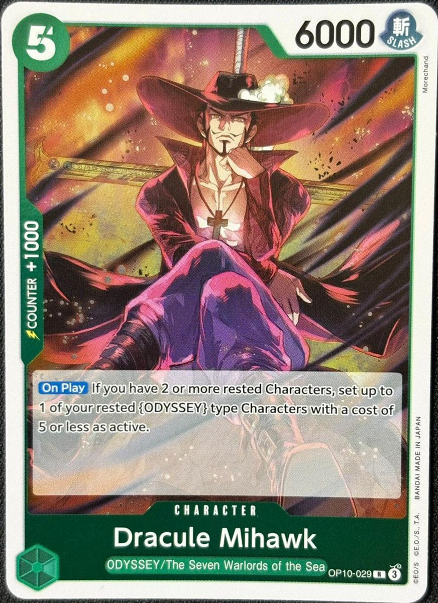 Dracule Mihawk OP10-029 (R)