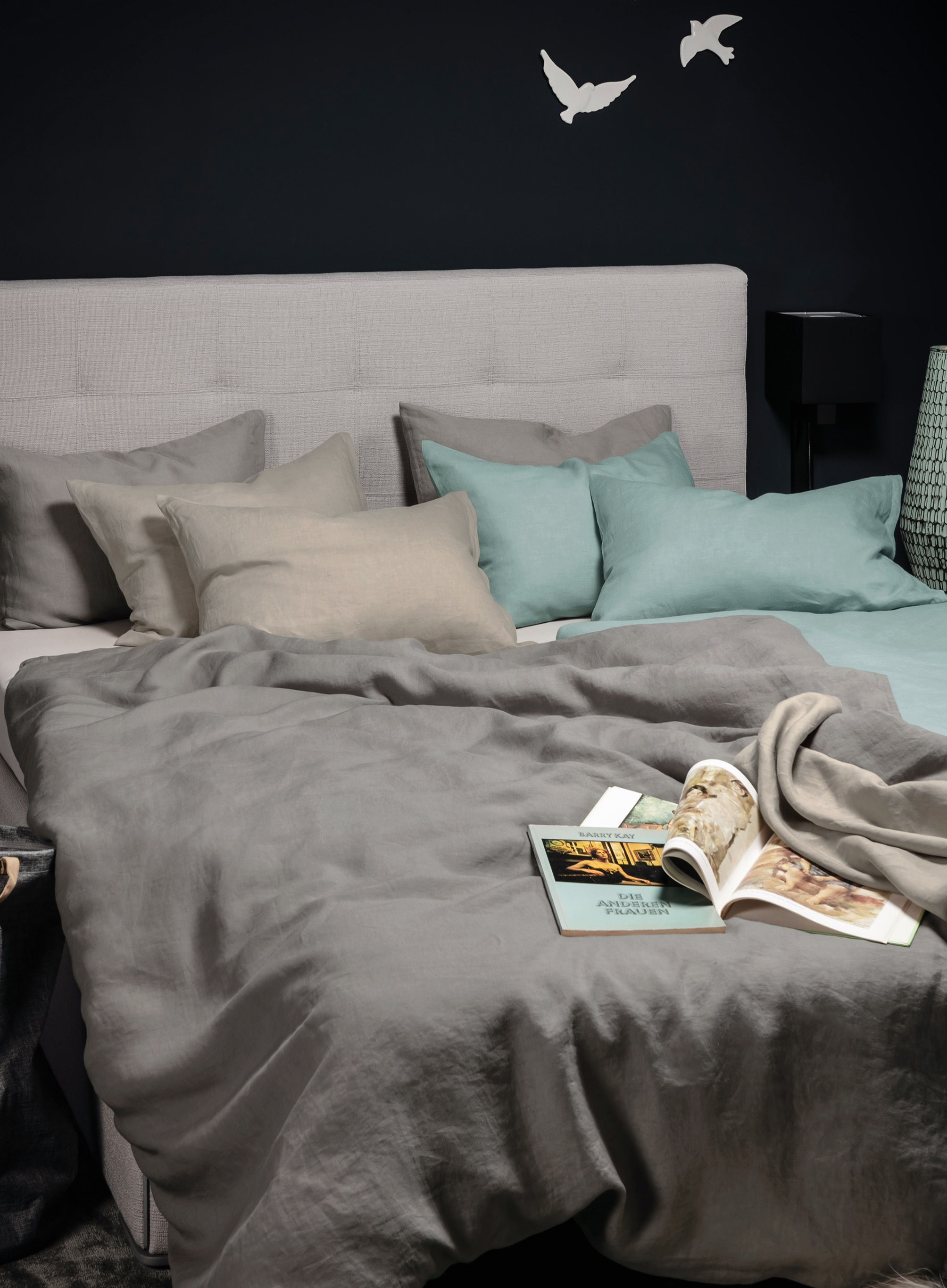 DIVINA - Linum Duvetbezug mit Reissverschluss