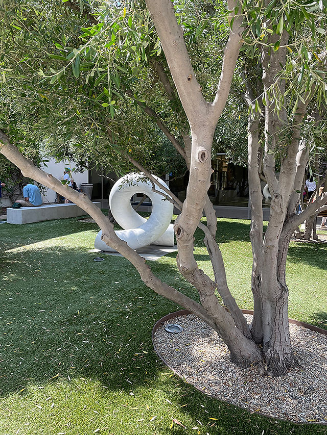 Sculpture Garden at Bowers Museum