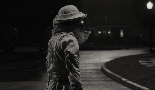 Beekeeper coming out out of the sewer with the SWORD symbol
