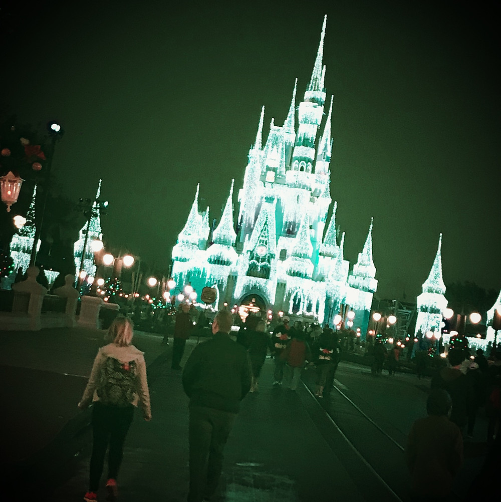Magic Kingdom at Christmas Time