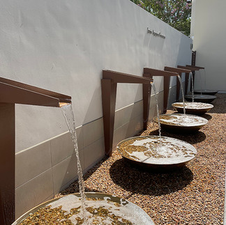 Fountain Wall at Bowers Museum