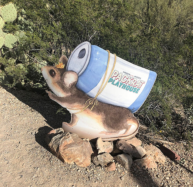 Packrat Playhouse Signage at the Arizona-Sonora Desert Museum