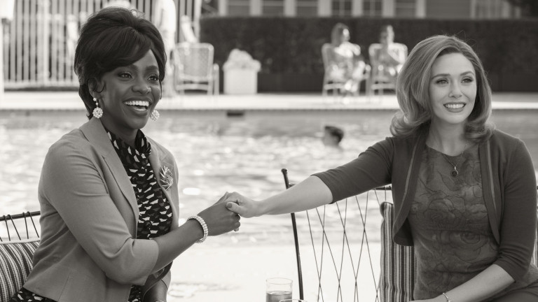 Wanda and Geraldine at the Ladies' Committee Meeting