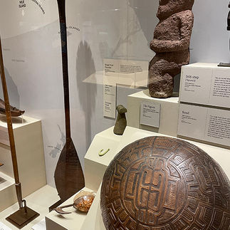 Artwork from Polynesian Islands at the Bowers Museum