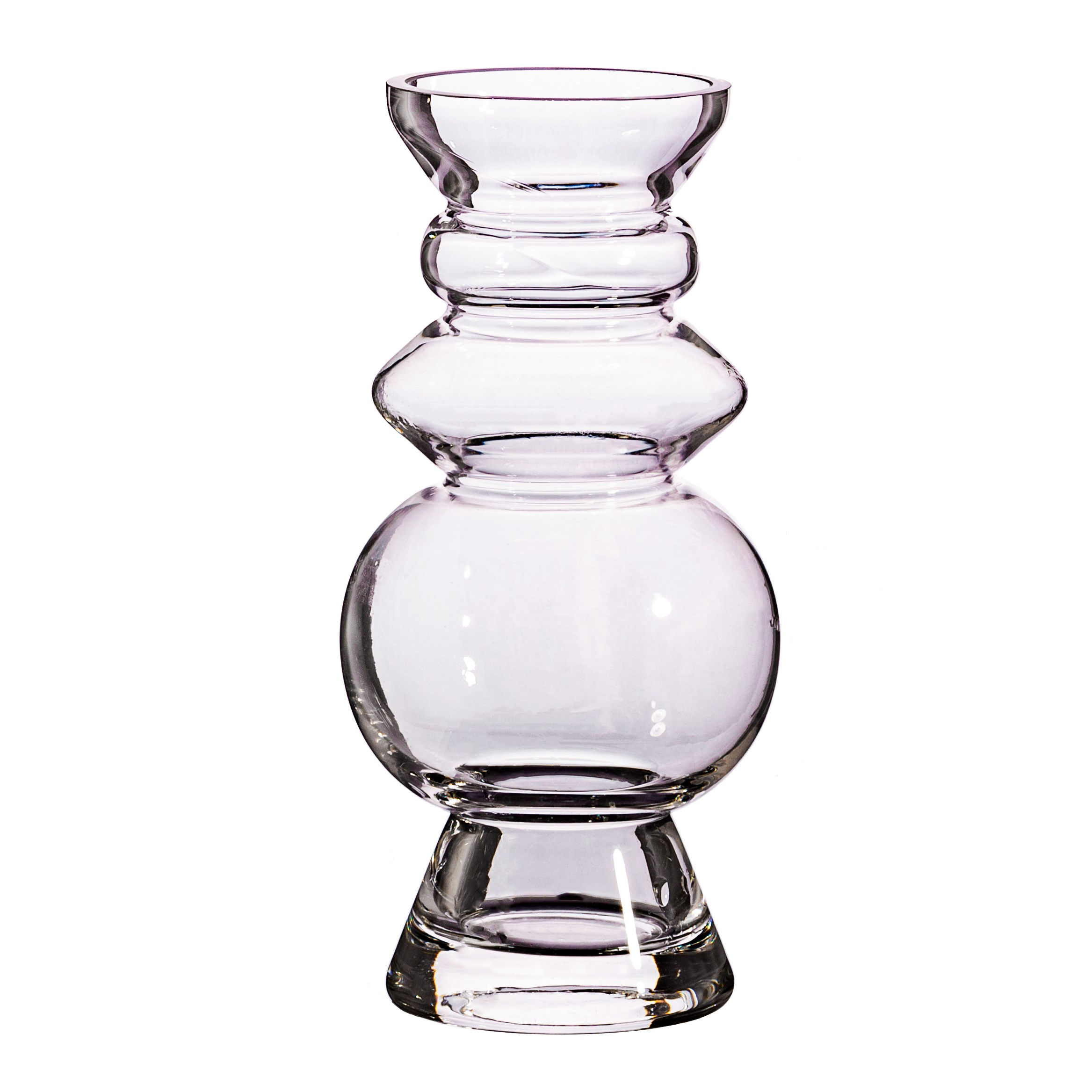 sass & belle selina clear glass vase