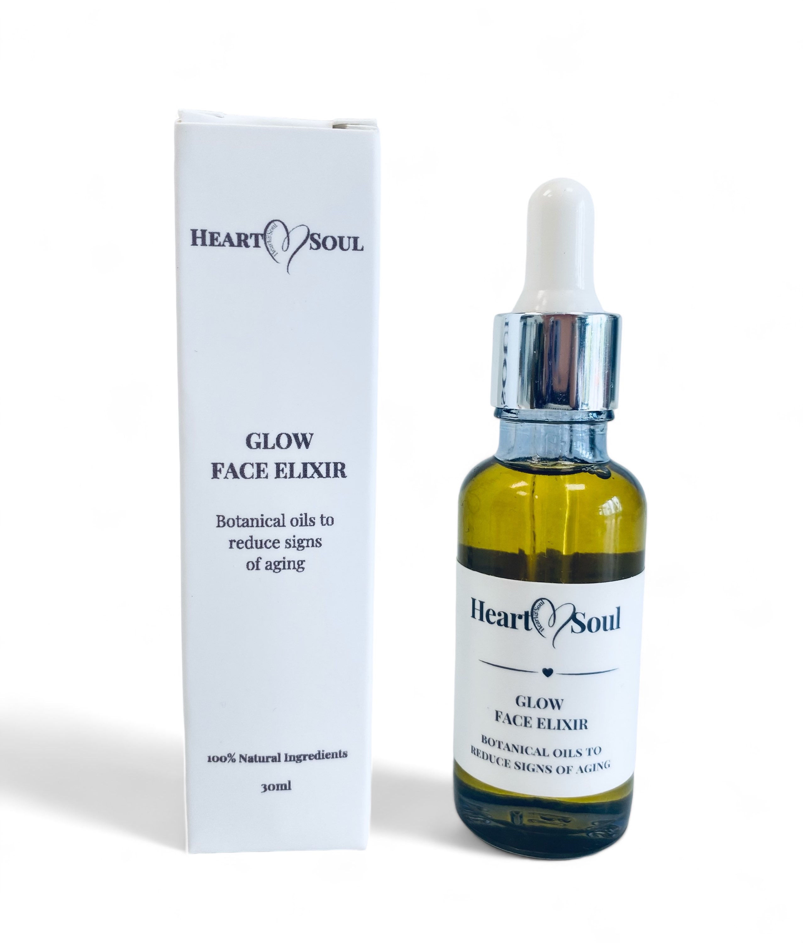 Reveal soft, radiant skin with Heart & Soul’s Glow Face Elixir