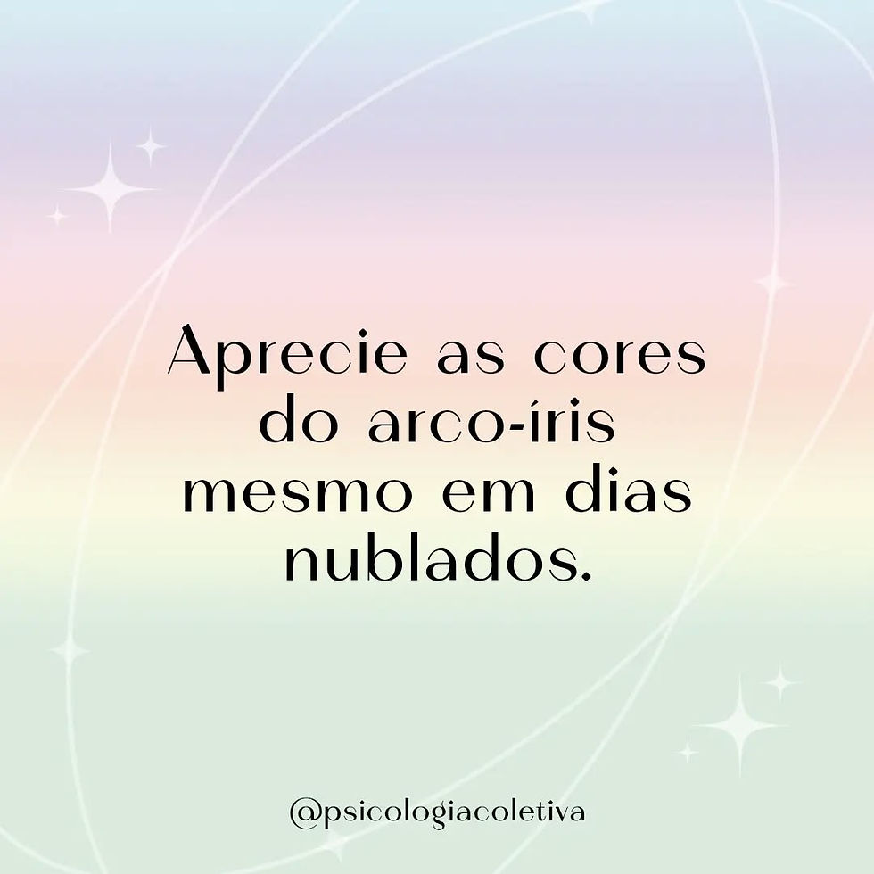 Cultivar um olhar sensível às sutilezas da existência é também um exercício de saúde mental.