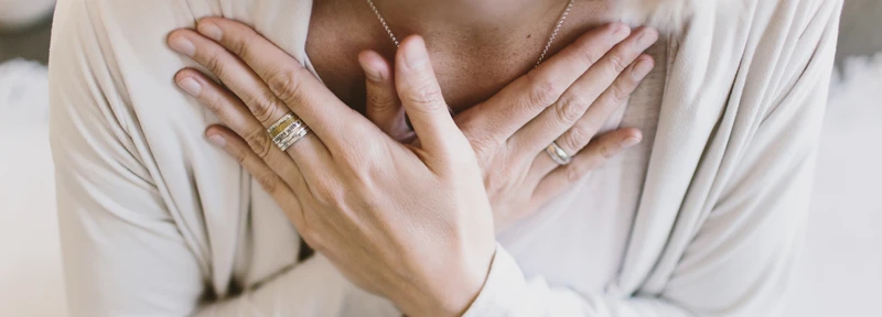 hands on heart calming