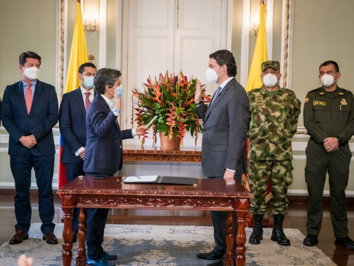 Alcaldesa Mayor posesionó a Aníbal Fernández de Soto como nuevo secretario de Seguridad, Convivencia