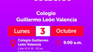 Se hace entrega de colegios oficiales para la ciudad