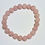 Thumbnail: Rose Quartz round elasticated bead bracelet