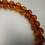 Thumbnail: Genuine Baltic Cognac Round Amber elasticated bead bracelet