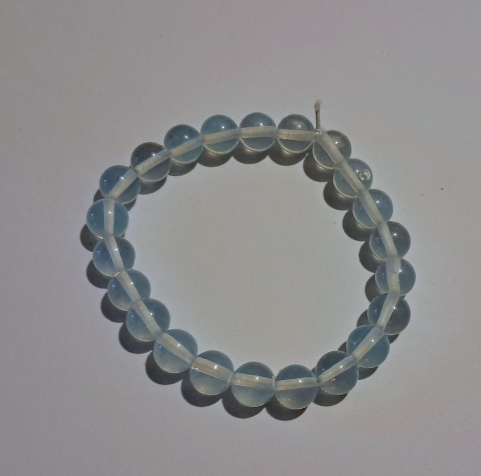 Thumbnail: Opalite Elasticated bead bracelet 