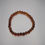 Thumbnail: Genuine Baltic Cognac Round Amber elasticated bead bracelet