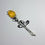 Thumbnail: 925 Sterling Silver Genuine Baltic Lemon Amber  Rose brooch