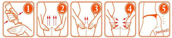 How to Apply the Cream to Make Your Buttocks Bigger