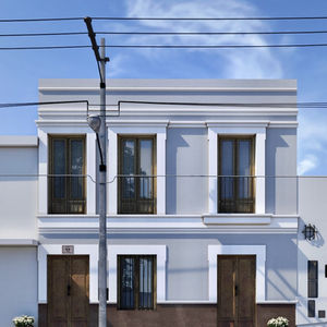 Proyecto residencial, render de fachada.