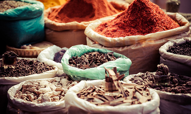 Traditional Spices in Market
