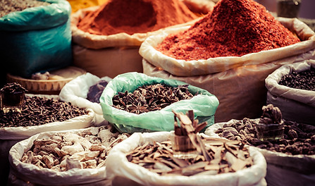 Traditional Spices in Market