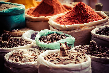 Traditional Spices in Market