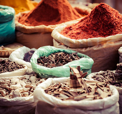 Traditional Spices in Market