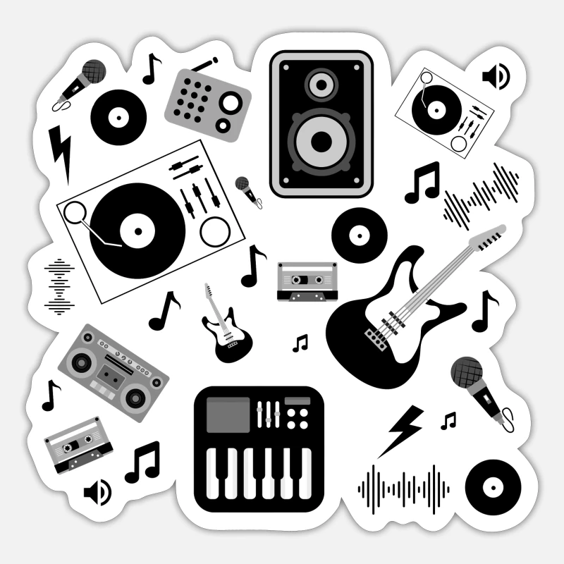 pele-mele-musique-autocollant.webp