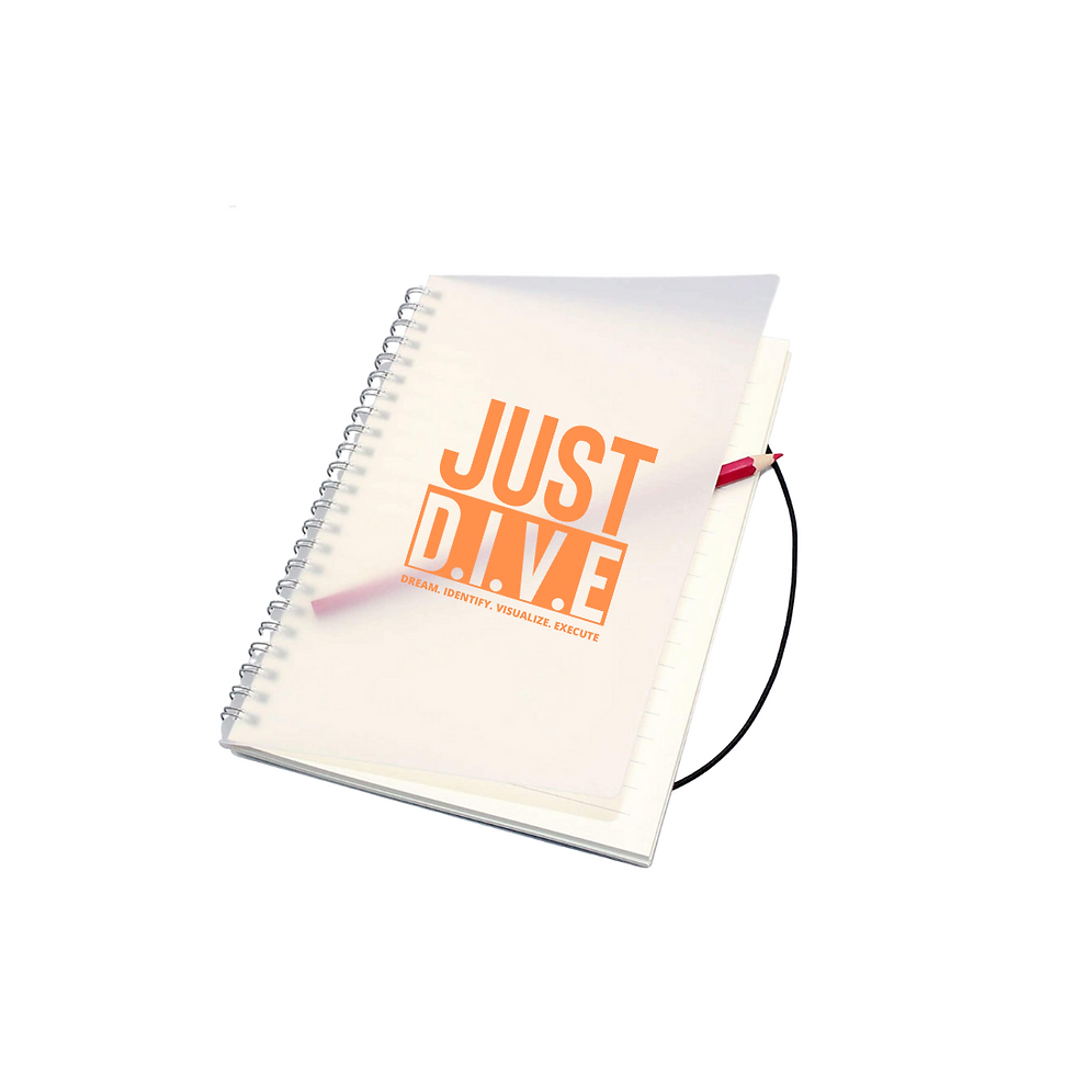 Thumbnail: JUST D.I.V.E NOTEBOOK JOURNAL 5X7