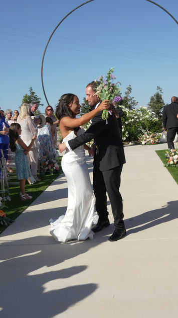 Kaylie and Connor wedding at The Margaux, Madera, moment 1