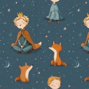 Magical Nursery Funny Cute Wallpaper Fabrics Decor for Kids