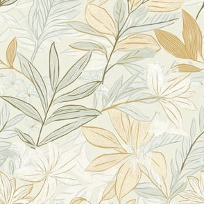 Heritage Botanical Light - Wallpaper, Decor & Fabric