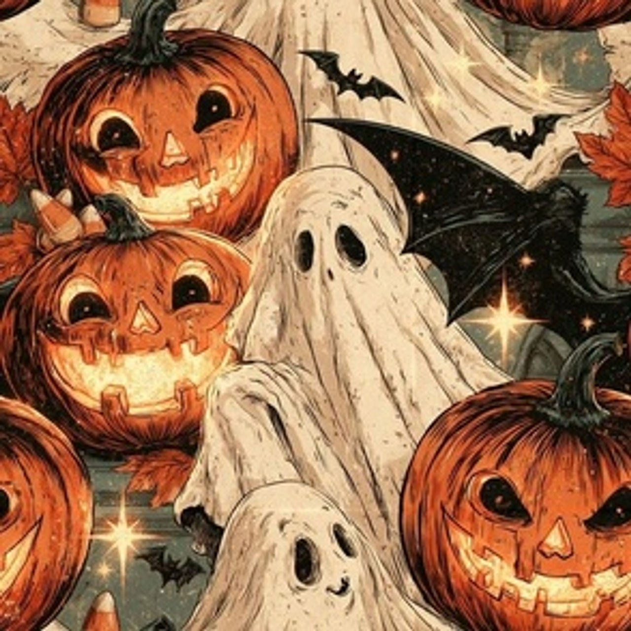 Whimsigoth Halloween Carnival-26 by Igor Vasiliadis - Whimsigoth Halloween Carnival wallpaper and fabric