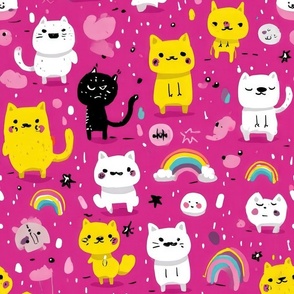 Magical Nursery Funny Cute Wallpaper Fabrics Decor for Kids