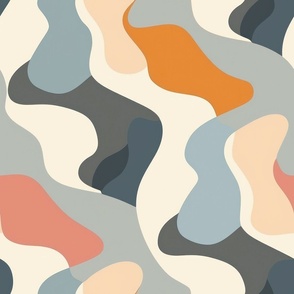 Mid-century wallpaper decor & fabric