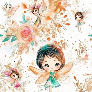 Magical Nursery Funny Cute Wallpaper Fabrics Decor for Kids