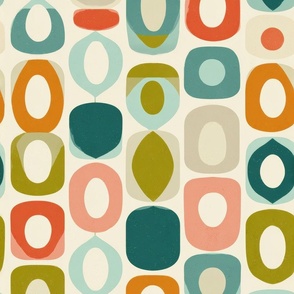 Mid-century wallpaper decor & fabric